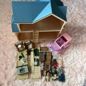 Vintage 1985 calico critters lot